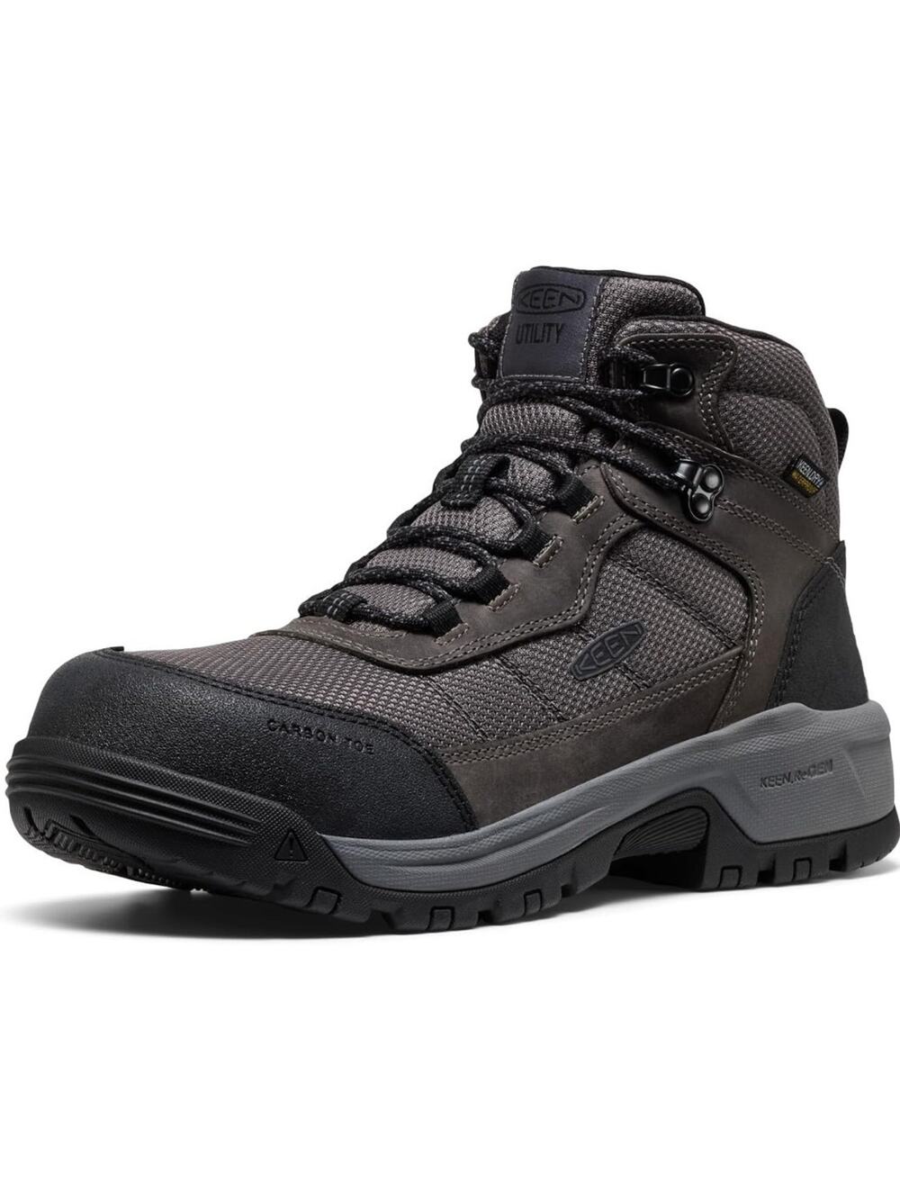 Man's Boots KEEN Utility Skokie Waterproof Work Boot (Carbon Toe) Size 12EE